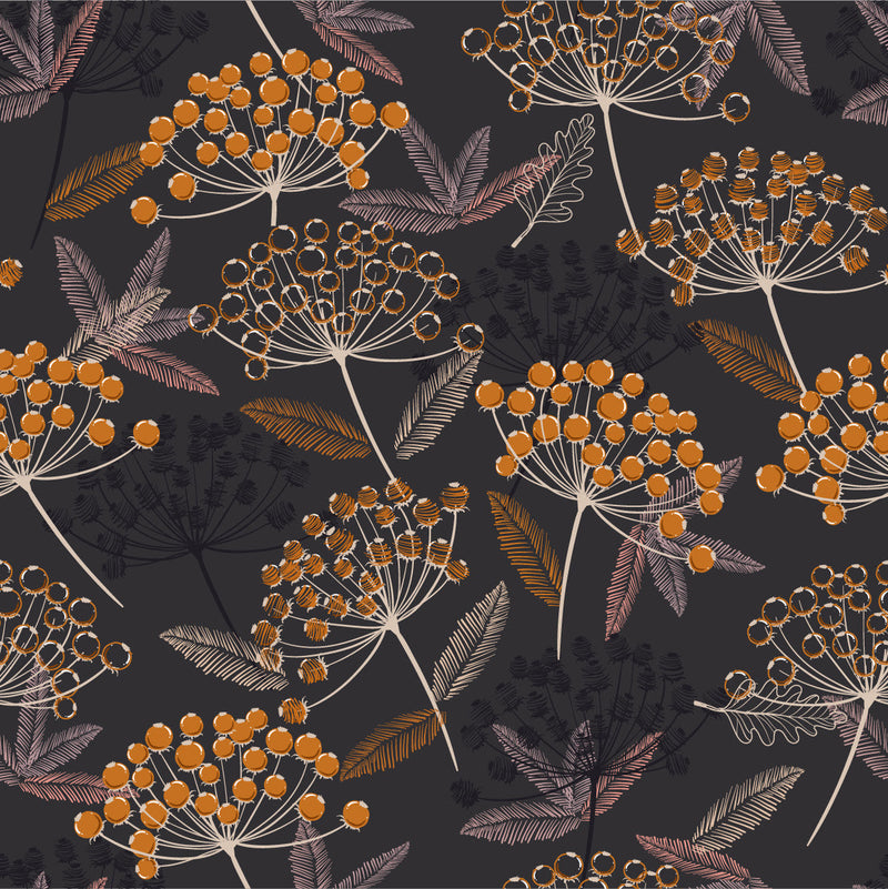 Berries on Dark Wallpaper