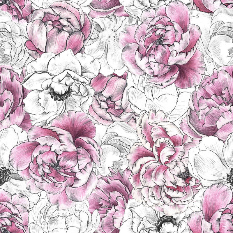 Pink and White Wallpaper
