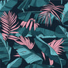 Green and Pink Leaves Wallpaper