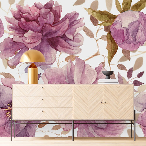 Pink Peonies Wallpaper