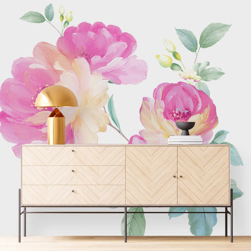 Pink Peonies Wallpaper