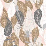 Elegant Leaves Wallpaper Tasteful Select