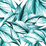 Voguish Hand Drawn Leaves Wallpaper Tasteful High-Quality