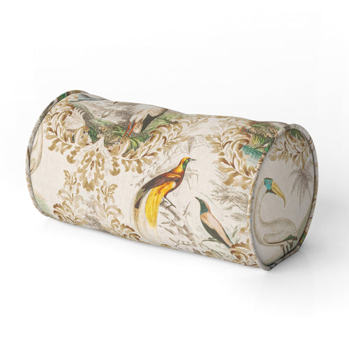 Decorative Pillows in Wayward Natural Bird Toile