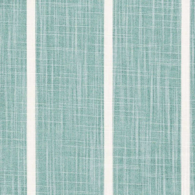 Rod Pocket Curtain Panels Pair in Windridge Waterbury Spa Green Modern Farmhouse Wide Stripe