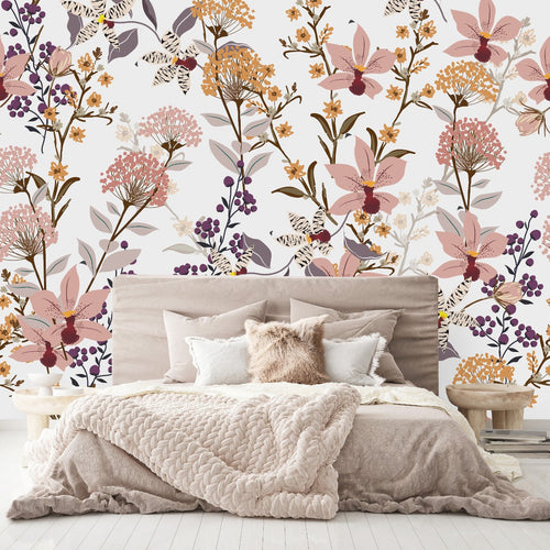 Pink Flowers Wallpaper