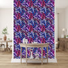 Brightly Leaves on Dark Wallpaper