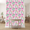 Brightly Pink Flamingos Wallpaper