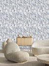 Modish Light Leaves Wallpaper Fashionable