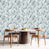Elegant Leaves Pattern Wallpaper Chic