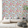 Poppies and Butterflies Wallpaper
