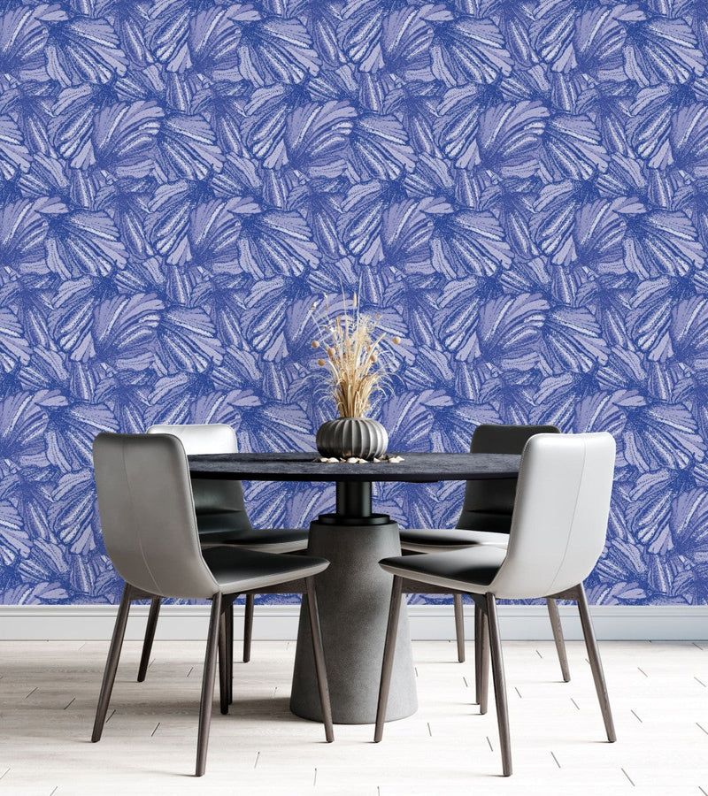 Large Blue Petals Wallpaper
