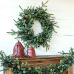 Lovecup Blue Spruce Wreath with LED Lights L011