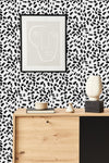 Black Water Colored Spots Wallpaper
