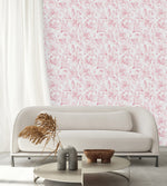 Stylish Pink Lilies Wallpaper Chic