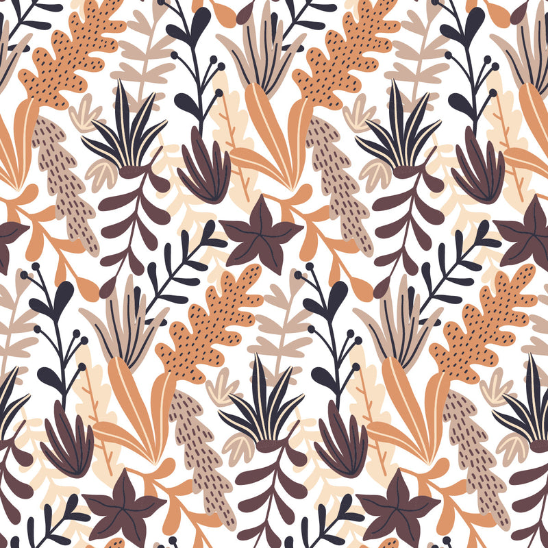 Light Brown Leaves Wallpaper
