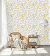 Yellow Herbs Wallpaper