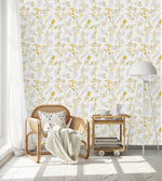 Yellow Herbs Wallpaper