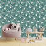 Hares and Sheep Wallpaper