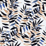 Voguish Hand Drawn Leaves Wallpaper Tasteful