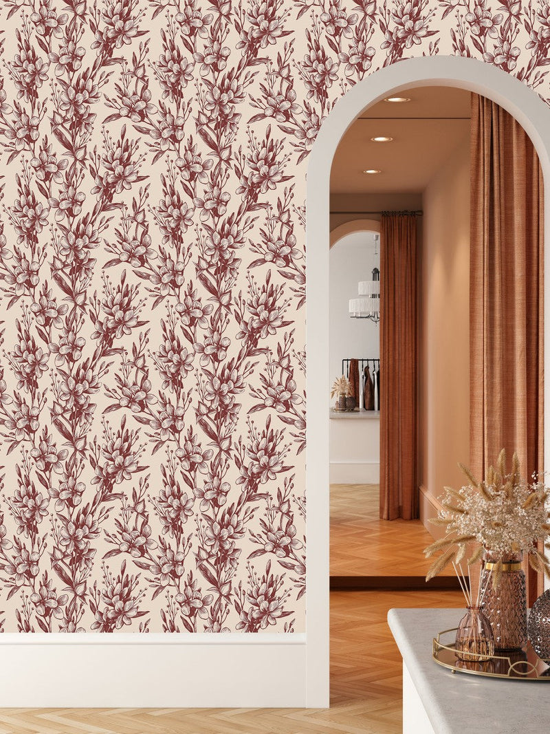Vintage Floral Wallpaper