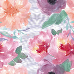 Contemporary Large Flowers Wallpaper Smart