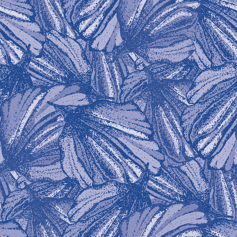 Large Blue Petals Wallpaper