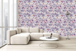Blue Contour Wallpaper