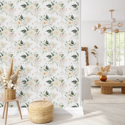 White Roses Wallpaper