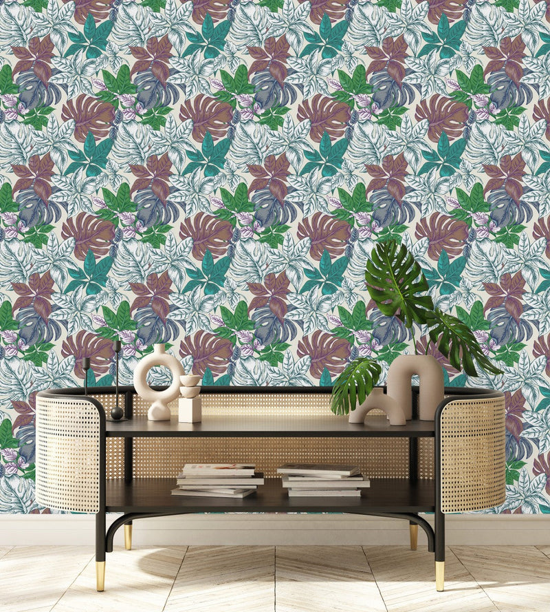 Monstera Leaves Wallpaper