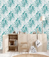 Voguish Palms and Tigers Wallpaper Tasteful