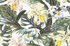 Exotic Beige Flowers Wallpaper