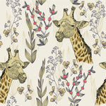 Voguish Giraffe Pattern Wallpaper