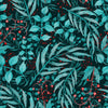 Berries and Green Leaves Wallpaper
