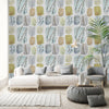 Colorful Smears with Herbs Wallpaper