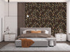 Voguish Dark Leaves Pattern Wallpaper Smart