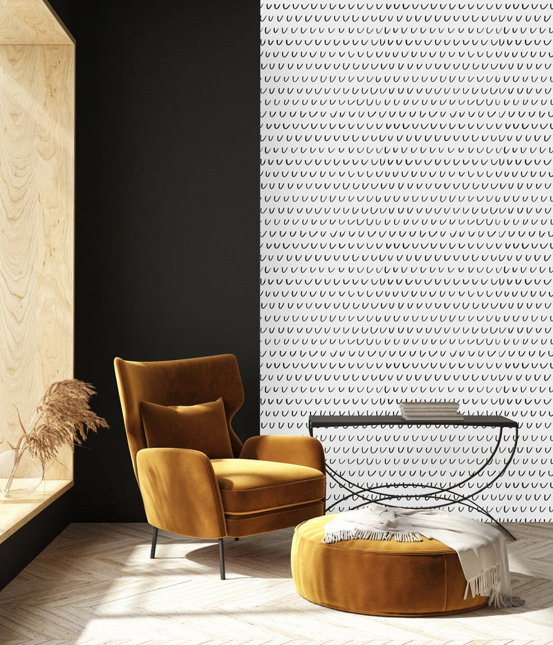 Black and White Design Wallpaper