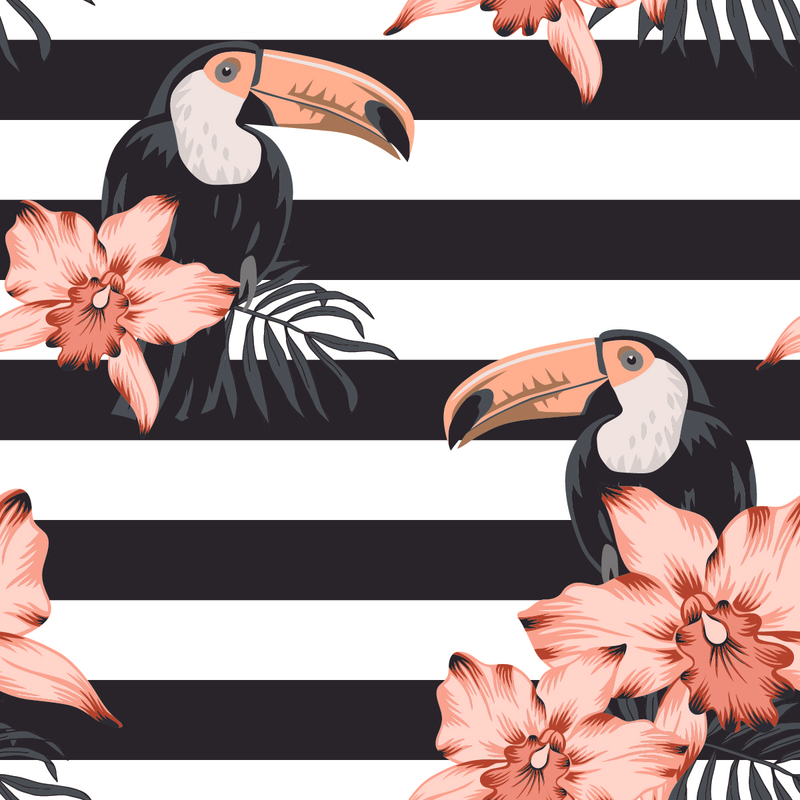 Black and White Stripes Wallpaper