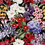 Modish Modern Multicolored Floral Wallpaper