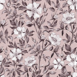 Stylish Beige Wallpaper with Flowers Smart
