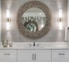 Currey and Company Batad Shell Round Mirror 1000-0018