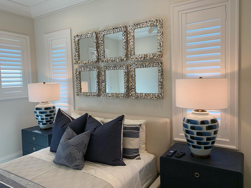 Currey and Company Oyster Shell Mirror 1348