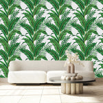 Palm Green Leaves Wallpaper