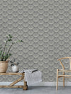Abstract Gray Pattern Wallpaper