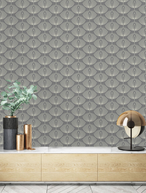 Abstract Gray Pattern Wallpaper