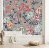 Modish Floral Contemporary Wallpaper