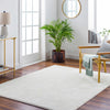 Judy Solid White Washable Rug