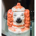 Staffordshire Style Rust Dog Head