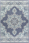Ferron Teal Medallion Area Rug
