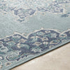 Orla Pale Blue Medallion Area Rug
